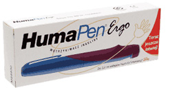 atwy odczyt dawki insuliny - cyfry na wstrzykiwaczu HumaPen® Ergo s o 30% wiksze ni na innych dostpnych wstrzykiwaczach.